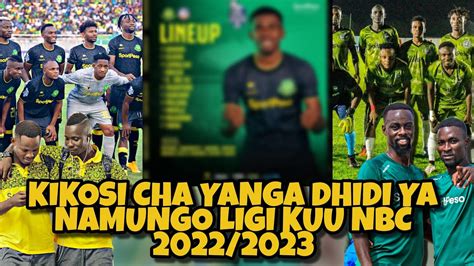 Kikosi Cha Yanga Kinachoanza Leo Dhidi Ya Namungo Ligi Kuu .